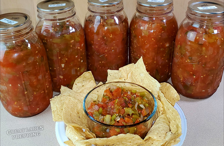 Making and Canning Your Own Chunky Garden Salsa