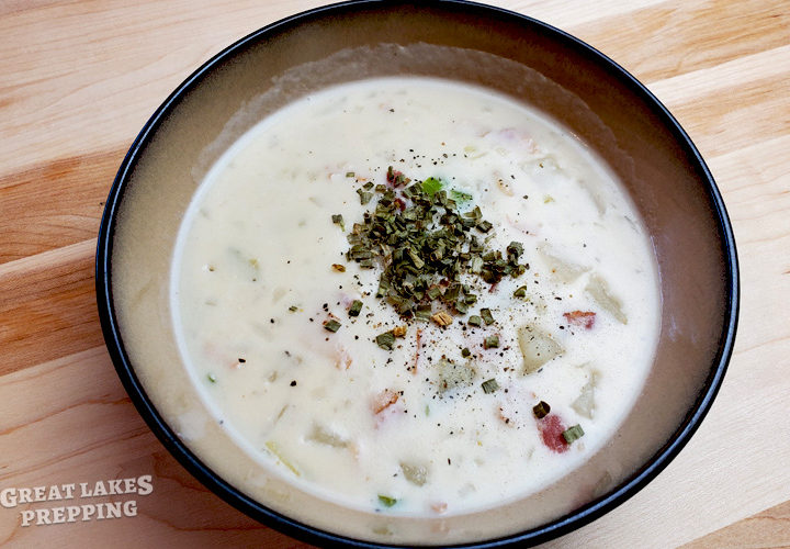 Creamy Potato and Bacon Soup