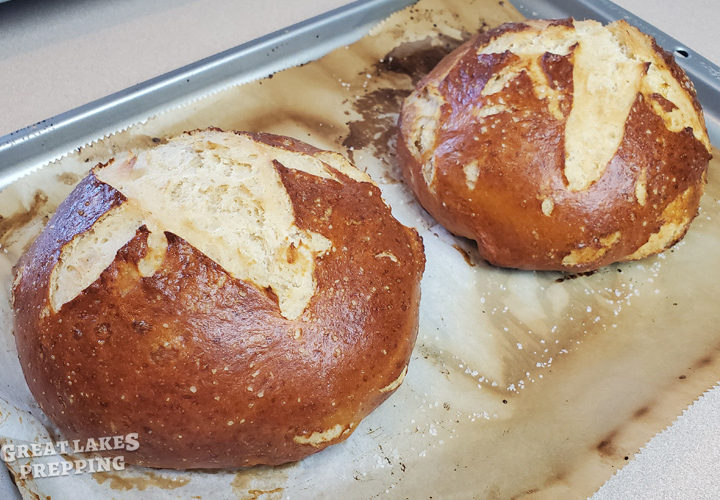 Homemade Pretzel Bread Bowls