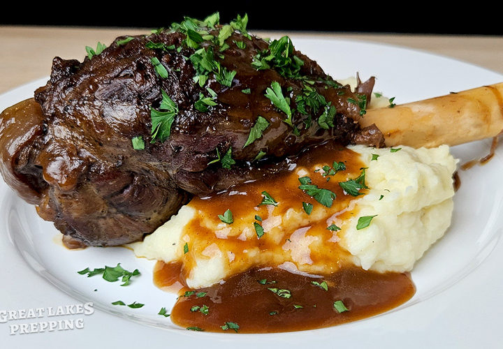 Slow-Braised Venison Shanks Recipe