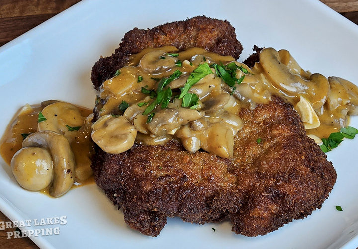 Rustic Venison Jägerschnitzel Recipe