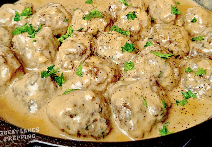 Venison Swedish Meatballs Recipe with Creamy Gravy