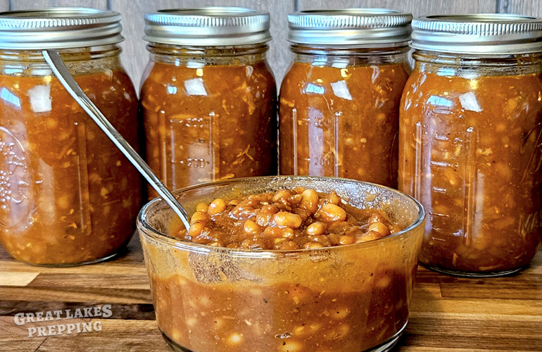 BBQ Baked Beans Canning Recipe