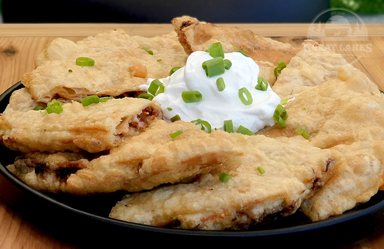 Deep-Fried BBQ Chicken Quesadilla Recipe