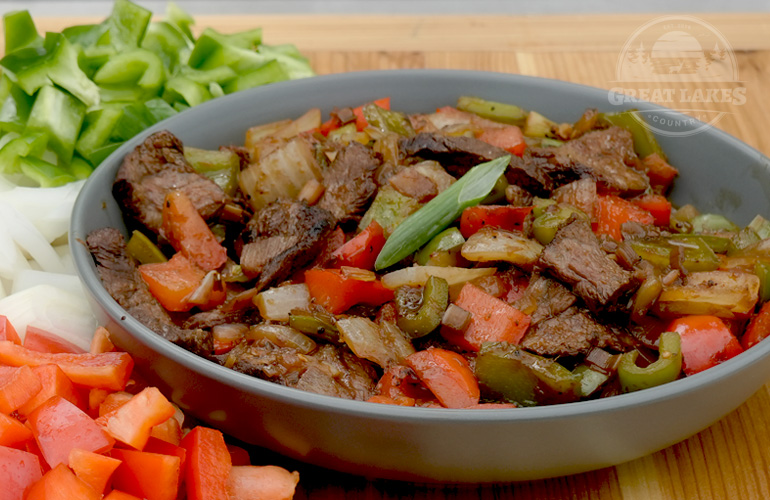Grilled Asian Pepper Steak Stir-Fry Recipe