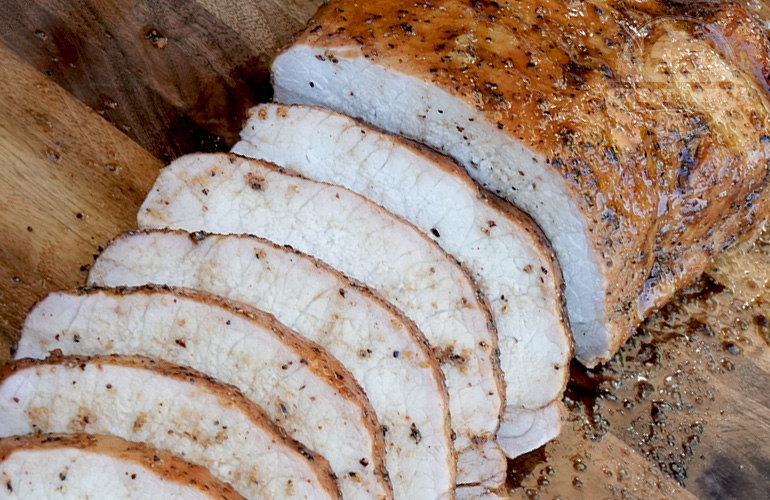 Succulent Maple-Bourbon Pork Loin Recipe