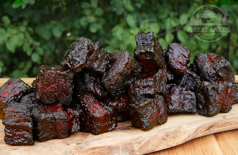 BBQ Pork Belly Burnt Ends