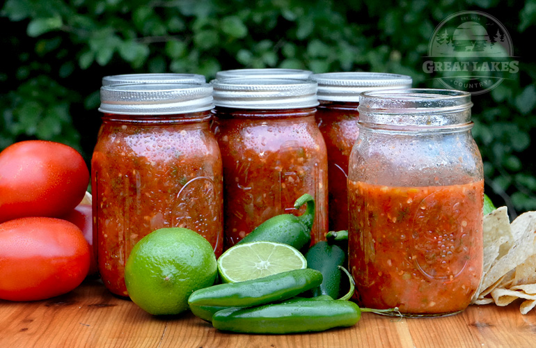 Spicy Salsa Canning Recipe