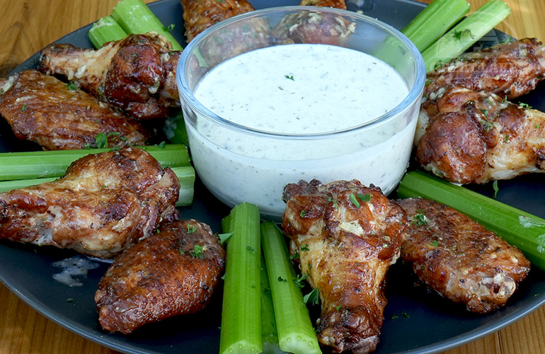 Parmesan Garlic BBQ Wings – Smoked & Fried